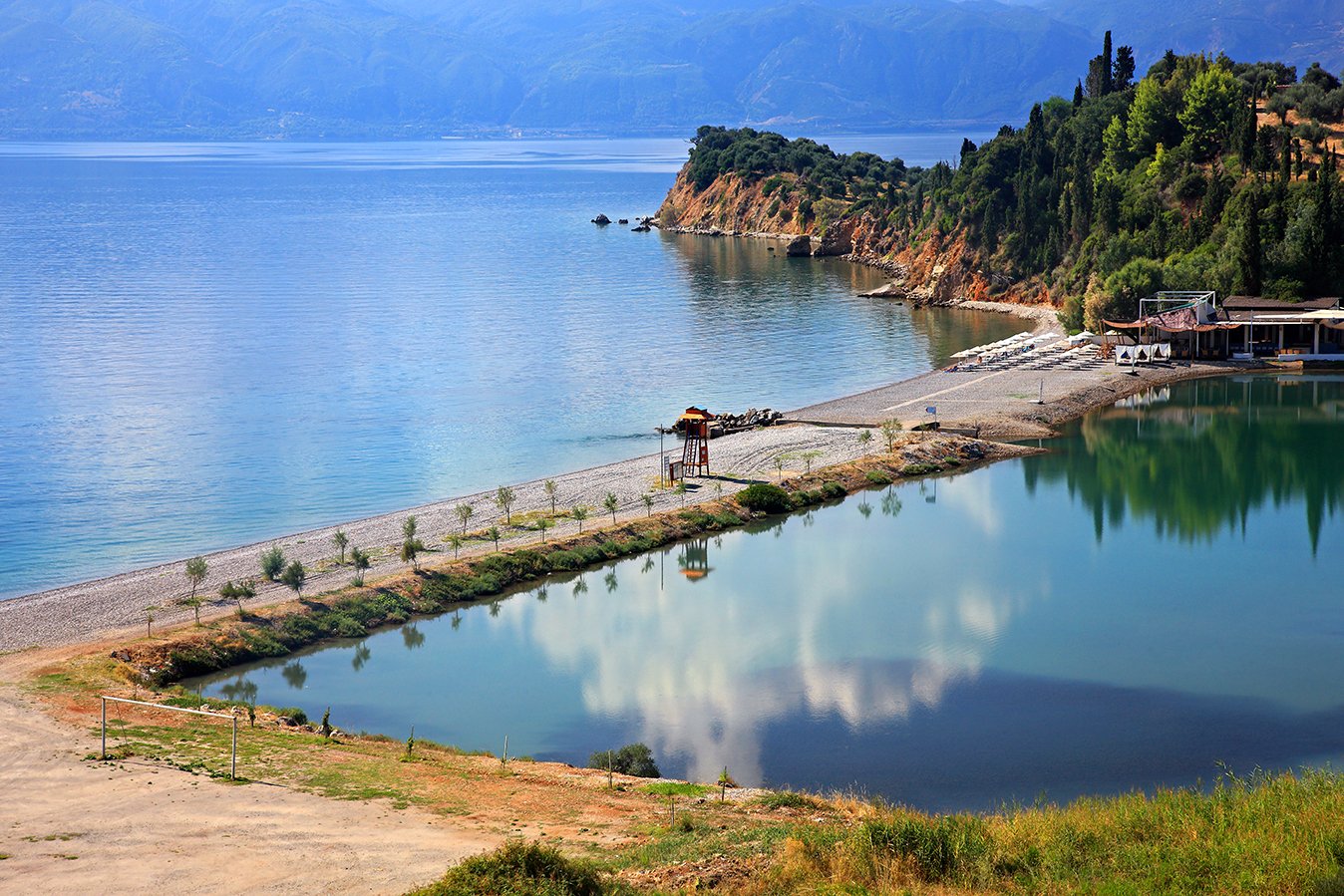 Fokida,Prefecture,,Greece-,September,11,,2014.,Parathalasso,Beach,,Close,To